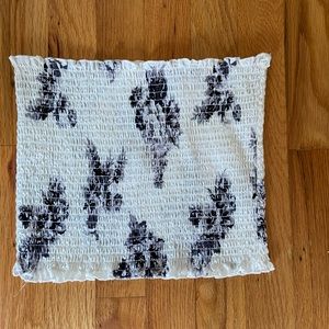 Floral tube top